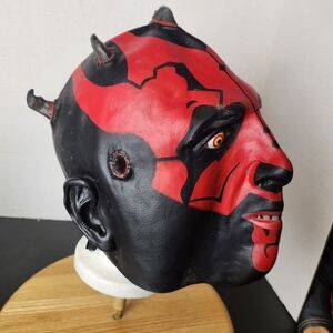 Star Wars Darth Maul Costume Full Face Mask Halloween Lucas Films